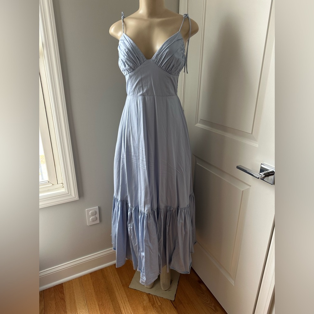 Abercrombie & Fitch Light Blue Maxi Dress